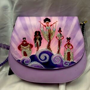 Disney lounge fly Blinged Hercules clouds Crossbody bag